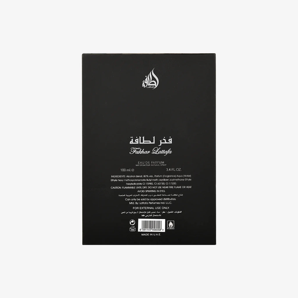 Lattafa Fakhar Black Masculino 100ML